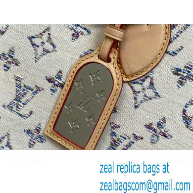 Louis Vuitton Monogram jacquard fabric OnTheGo MM Bag M24708 Multicolor Beige 2024