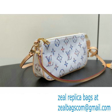 Louis Vuitton Monogram jacquard fabric Pochette Accessoires Mila Bag Multicolor Beige 2024