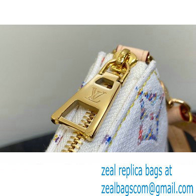 Louis Vuitton Monogram jacquard fabric Pochette Accessoires Mila Bag Multicolor Beige 2024