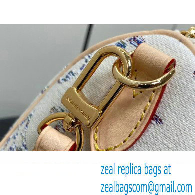 Louis Vuitton Monogram jacquard fabric Speedy Bandouliere 20 Bag M24709 Multicolor Beige 2024