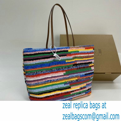 MIU MIU MULTICOLORED Crochet tote bag 5BG228 2024