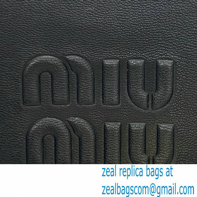 MIU MIU aventure nappa leather bag 5BG291 BLACK 2024