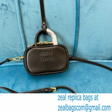 Miu Miu Mini Softy Bag 5NR020 BLACK 2024