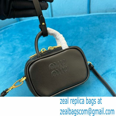 Miu Miu Mini Softy Bag 5NR020 BLACK 2024