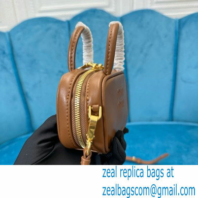 Miu Miu Mini Softy Bag 5NR020 BROWN 2024