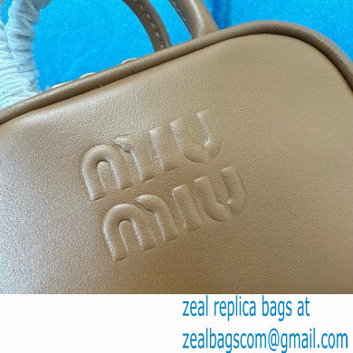 Miu Miu Mini Softy Bag 5NR020 BROWN 2024