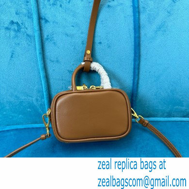 Miu Miu Mini Softy Bag 5NR020 BROWN 2024