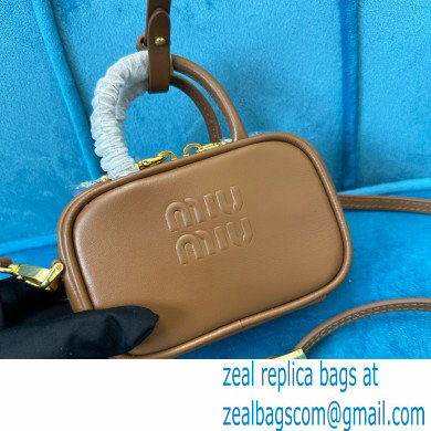 Miu Miu Mini Softy Bag 5NR020 BROWN 2024