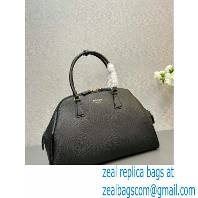 PRADA Large Saffiano leather bag 1BG524 BLACK 2024