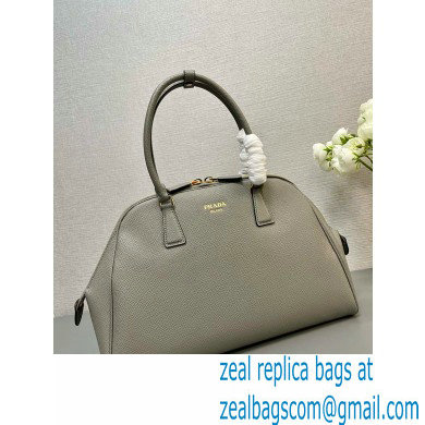 PRADA Large Saffiano leather bag 1BG524 GRAY 2024