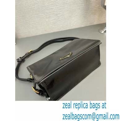 PRADA Leather shoulder bag 1BD082 BLACK 2024