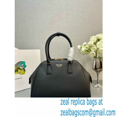 PRADA MEDIUM Saffiano leather bag 1BG537 BLACK 2024