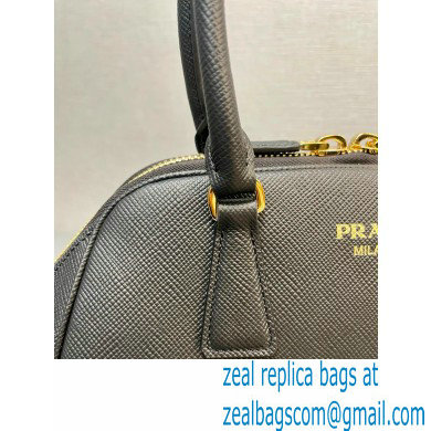 PRADA MEDIUM Saffiano leather bag 1BG537 BLACK 2024