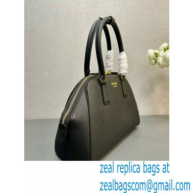 PRADA MEDIUM Saffiano leather bag 1BG537 BLACK 2024