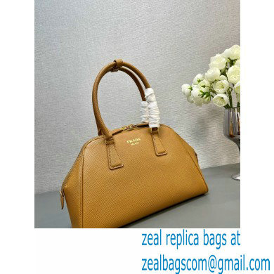 PRADA MEDIUM Saffiano leather bag 1BG537 CARAMEL 2024