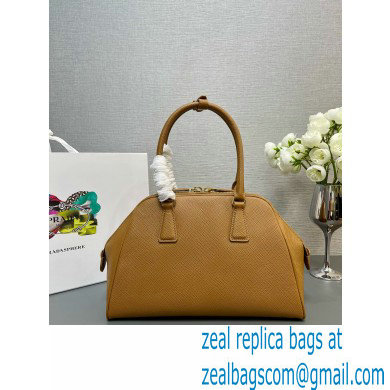 PRADA MEDIUM Saffiano leather bag 1BG537 CARAMEL 2024