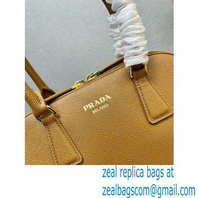 PRADA MEDIUM Saffiano leather bag 1BG537 CARAMEL 2024