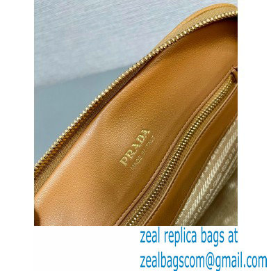 PRADA MEDIUM Saffiano leather bag 1BG537 CARAMEL 2024