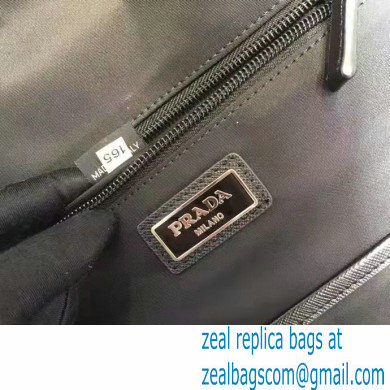 PRADA Re-Nylon and Saffiano leather backpack 2VZ022 BLACK 2024