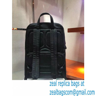 PRADA Re-Nylon and Saffiano leather backpack 2VZ028 BLACK 2024