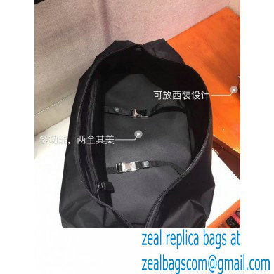 PRADA Re-Nylon and Saffiano leather backpack 2VZ028 BLACK 2024