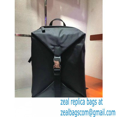 PRADA Re-Nylon and Saffiano leather backpack 2VZ028 BLACK 2024