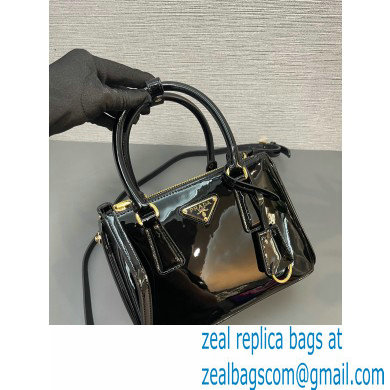 Prada Galleria patent leather mini bag 1BA906 Black 2024