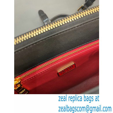 Prada Galleria patent leather mini bag 1BA906 Black 2024