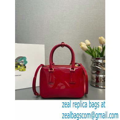 Prada Galleria patent leather mini bag 1BA906 Red 2024