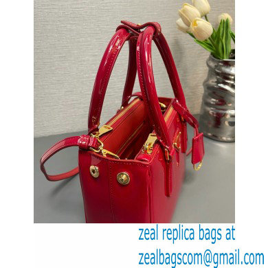 Prada Galleria patent leather mini bag 1BA906 Red 2024