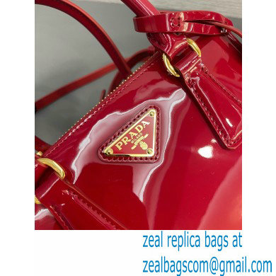 Prada Galleria patent leather mini bag 1BA906 Red 2024