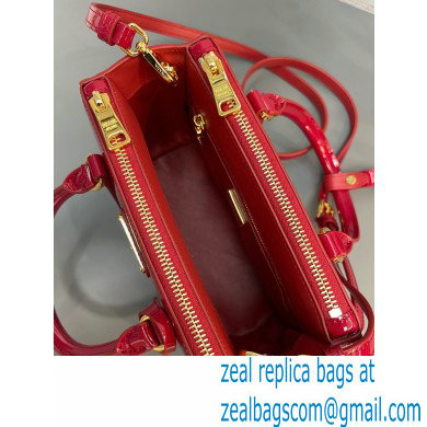 Prada Galleria patent leather mini bag 1BA906 Red 2024