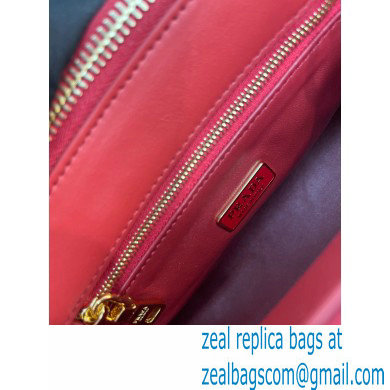 Prada Galleria patent leather mini bag 1BA906 Red 2024