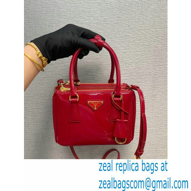 Prada Galleria patent leather mini bag 1BA906 Red 2024