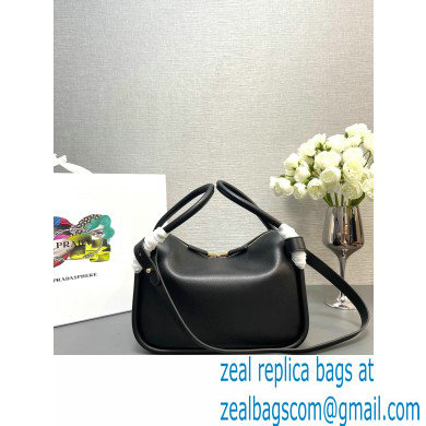 Prada Leather handbag 1BA451 Black 2024