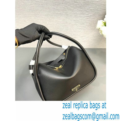 Prada Leather handbag 1BA451 Black 2024