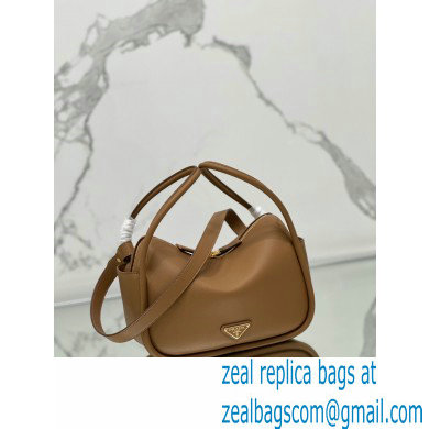 Prada Leather handbag 1BA451 Brown 2024