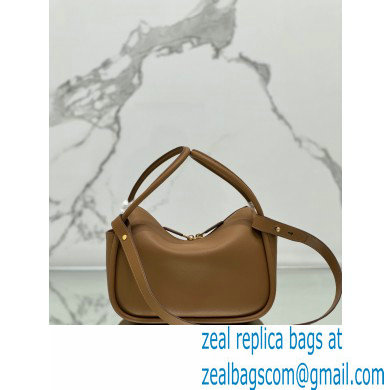 Prada Leather handbag 1BA451 Brown 2024