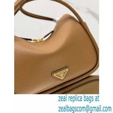 Prada Leather handbag 1BA451 Brown 2024