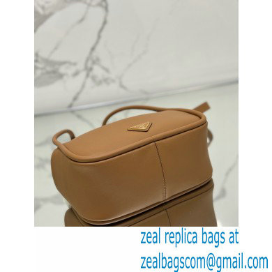 Prada Leather handbag 1BA451 Brown 2024