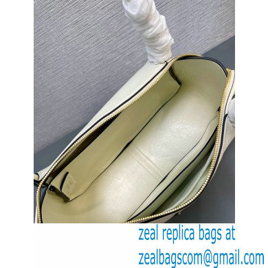 Prada Medium leather handbag 1BA444 WHITE 2024