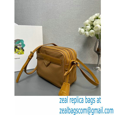 Prada Re-Edition 1978 Re-Nylon and Saffiano leather mini shoulder bag 1BH218 Brown 2024