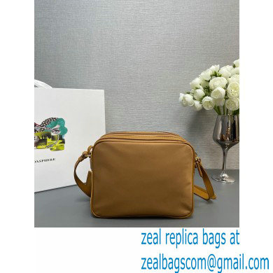 Prada Re-Edition 1978 Re-Nylon and Saffiano leather mini shoulder bag 1BH218 Brown 2024