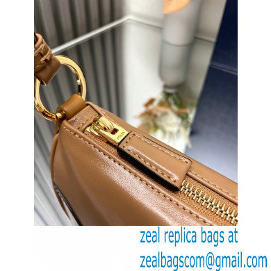 Prada Re-Edition 2002 small leather shoulder bag 1BC201 Caramel 2024