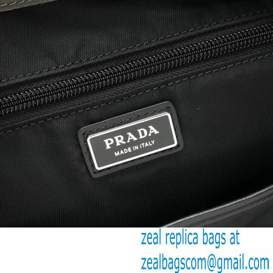 Prada Re-Nylon and leather backpack Bag 2VZ108 Gray 2024