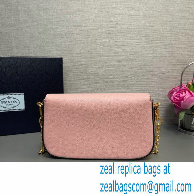 Prada Saffiano leather mini-bag 1BD356 Pink 2024