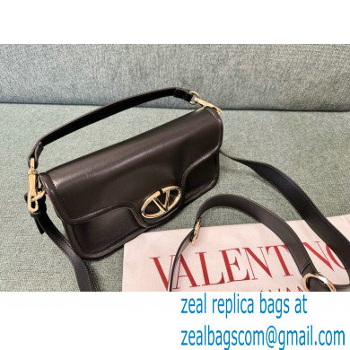 VALENTINO VLOGO 1960 NAPPA LEATHER SHOULDER BAG BLACK 2024