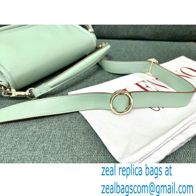 VALENTINO VLOGO 1960 NAPPA LEATHER SHOULDER BAG MINT GREEN 2024