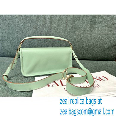 VALENTINO VLOGO 1960 NAPPA LEATHER SHOULDER BAG MINT GREEN 2024