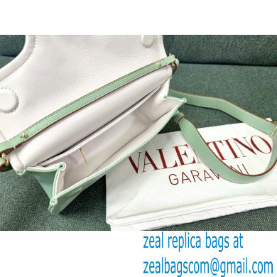 VALENTINO VLOGO 1960 NAPPA LEATHER SHOULDER BAG MINT GREEN 2024